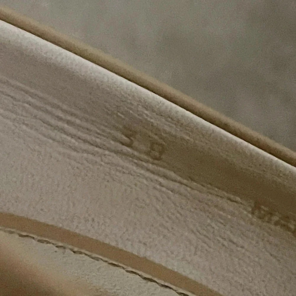 PRADA Patent Leather Peep Toe Wedges in Beige/Nude | EU 38 / US 8 | 3KZ037 - Picture 13 of 16